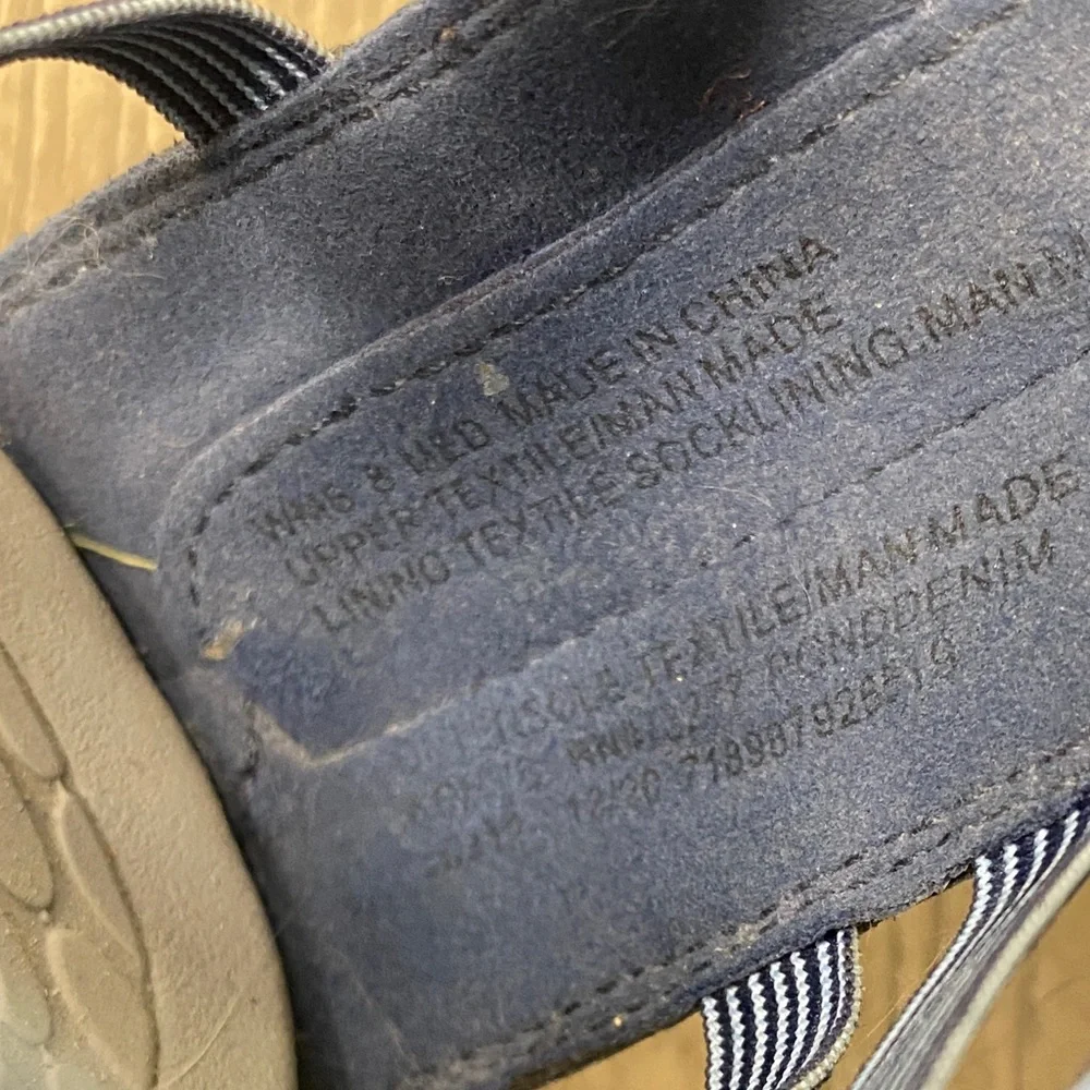 Croft & Barrow Navy Strappy Sandals Women’s Size 8 - Picture 7 of 9